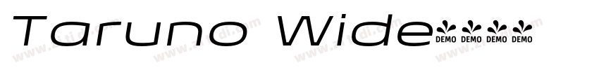 Taruno Wide字体转换